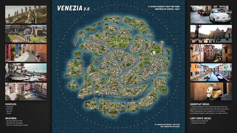 PUBG'nin Yeni Konsept Venedik Haritasının Görüntüleri